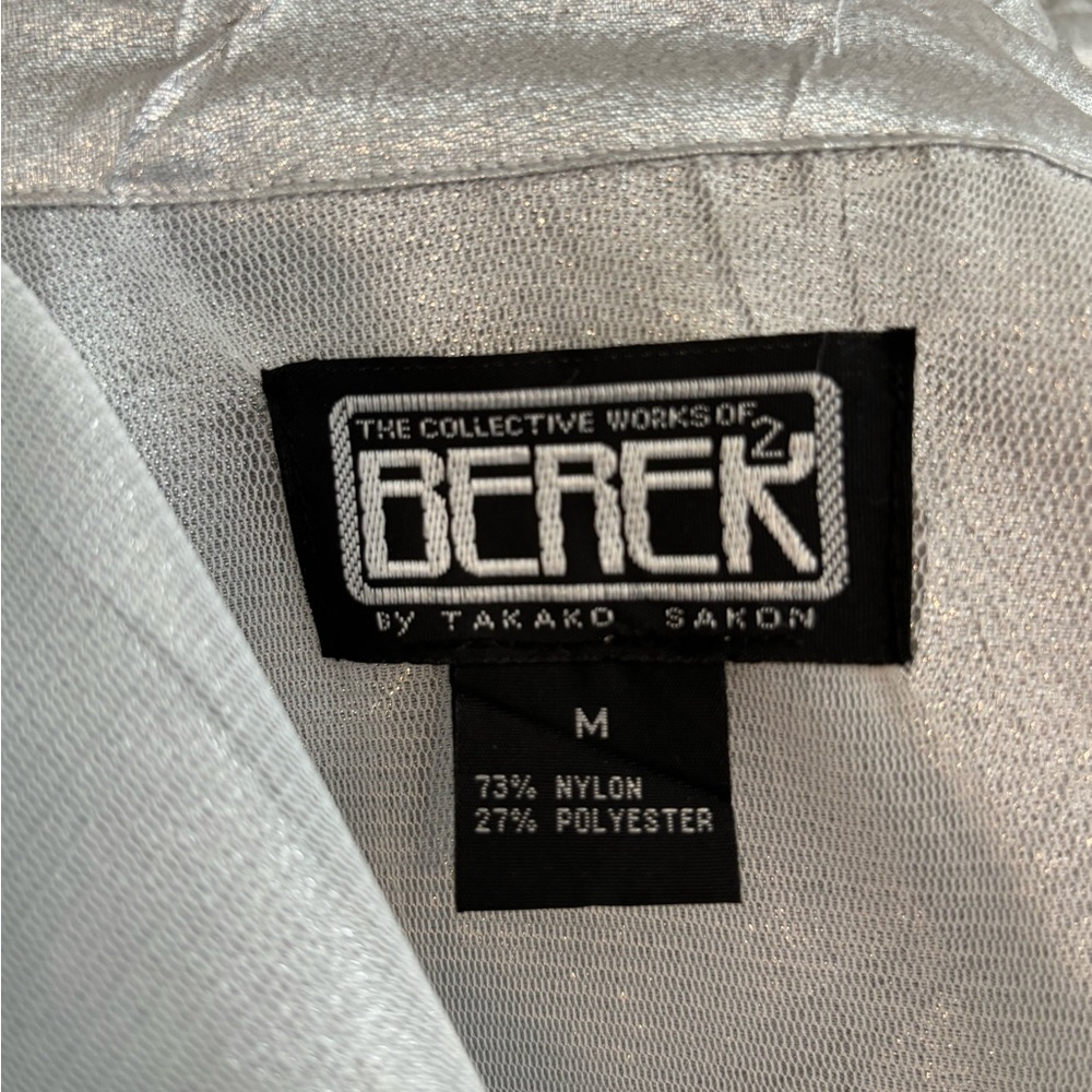 Berek Metallic Silver Rhinestone Jacket - image 6